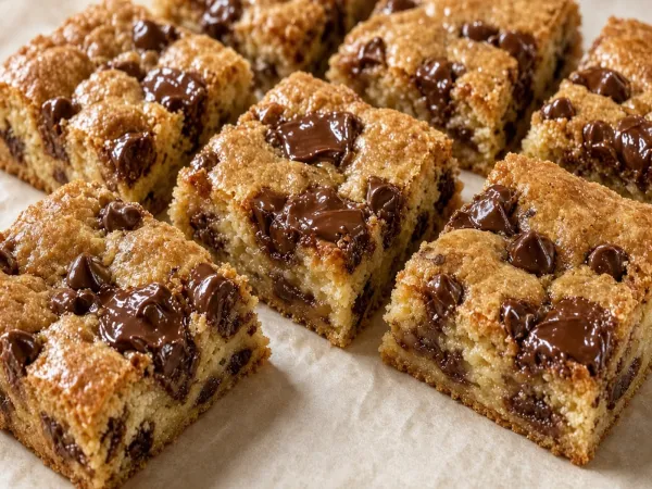 Soft Chocolate Chip Blondies