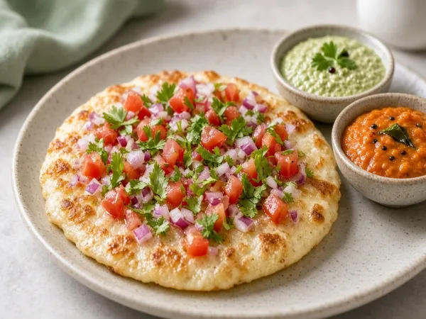 Soft Vegetable Uttapam