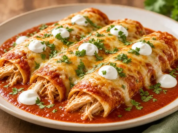 Easy Chicken Enchiladas