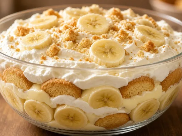 Soft Banana Pudding