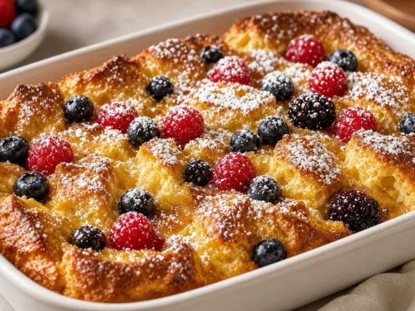 Soft Overnight French Toast Bake