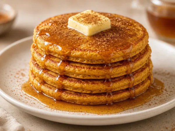 Soft Pumpkin Pancakes