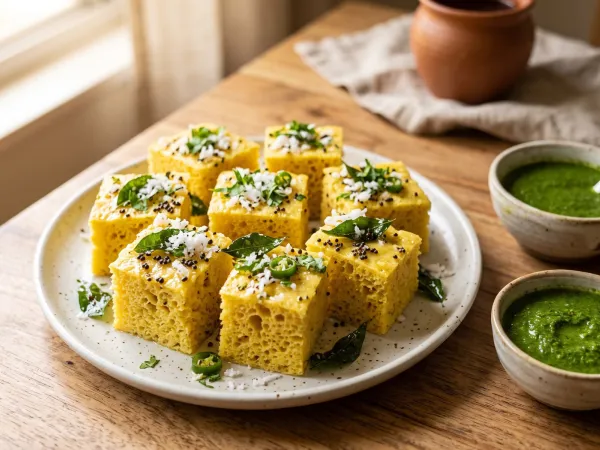 Soft Khaman Dhokla