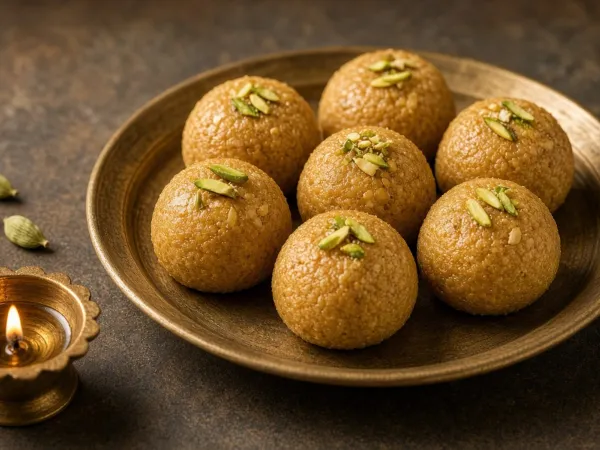 Easy Besan Ladoo