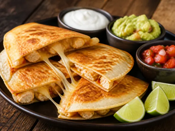 Cheesy Chicken Quesadillas