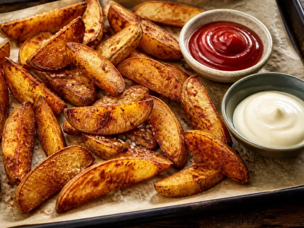 Crispy Oven Potato Wedges