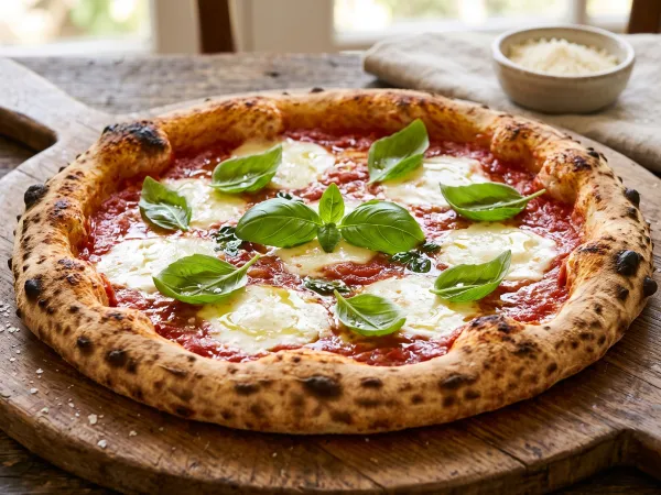 Classic Neapolitan Margherita Pizza