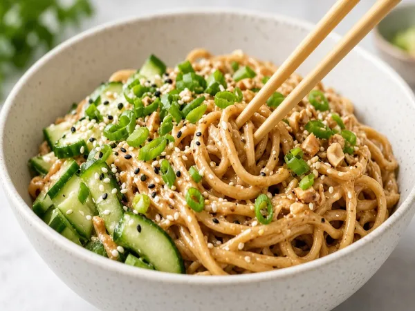 Sesame Peanut Noodle Bowl