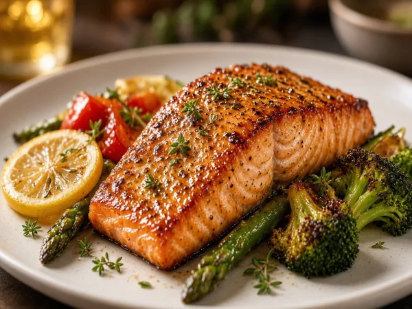 Oven Honey-Garlic Salmon