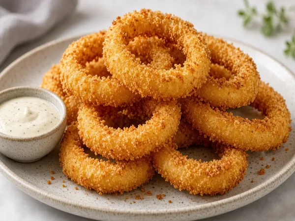 Crispy Oven Onion Rings