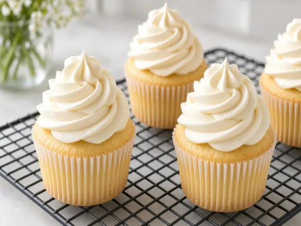 Soft Vanilla Cupcakes